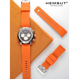 Hemsut Silicone Watch Bands, 18mm 20mm 22mm Quick Release Rubber Watch Strap for Men Women Soft Replacement, 10 Colors for Choose