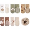 Adorel Baby Stopper Socks Lined Cotton Winter ABS Socks Pack