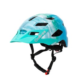 OnBros Casco de Bicicleta para niños, Casco de Bicicleta para niños de 5 a 14 años con Visera, Casco de Bicicleta para niños para patineta, montaña, Carretera, Ligero y Ajustable de 50 a 22.4 in