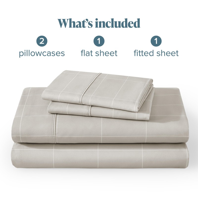 Bare Home Queen Sheet Set - Luxury 1800 Ultra-Soft Microfiber