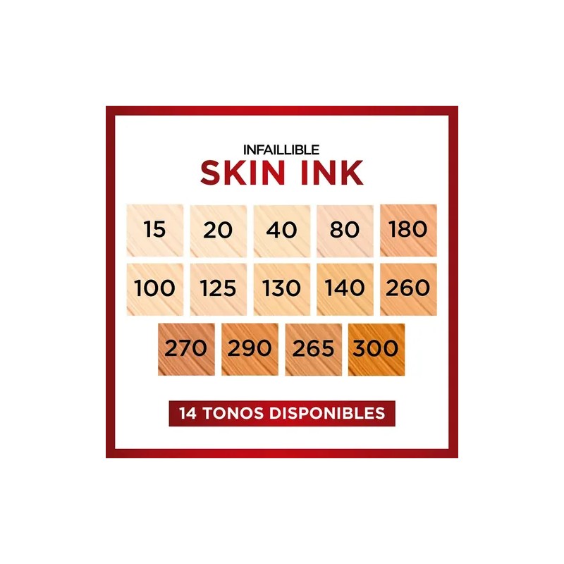 L'Oréal Paris Infallible Skin Ink Base y corrector 2 en
