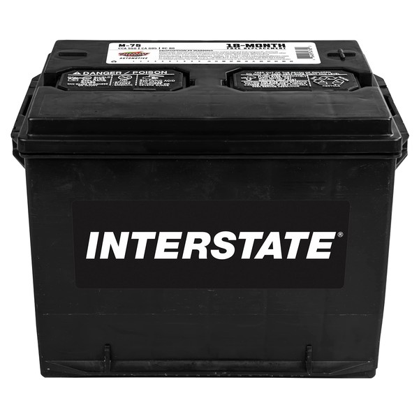 Interstate Batteries Group 75 Car Battery Replacement (M-75) 12V, 550