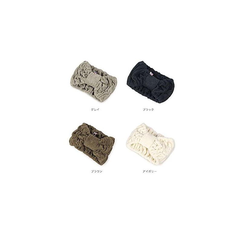 Imabari Towel Hair Turban Women's Pile (Black)