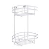 Wenko Wall Rack Classic Plus with 2 Levels in White,