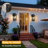 Beikingsun Solar Porch Lights Outdoor with Motion Sensor, Dusk to