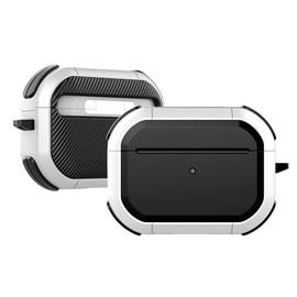 CELULARTE Hard Wearing Case Compatible for Airpods 3 Third Generation 2021 Charging Case with Keychain… (White)