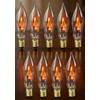 The Dreidel Company Electric Menorah Bulbs- 9 Flickering Flame Shaped