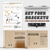 BATODA 6" Floating Shelf Bracket Heavy Duty (4 pcs) –