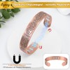 Cigmag Men's Copper Bracelet with 9 Strong 5000 Gauss Magnets,