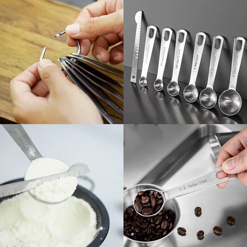 Measuring Cup Set Stainless Steel for Liquids and Solids with