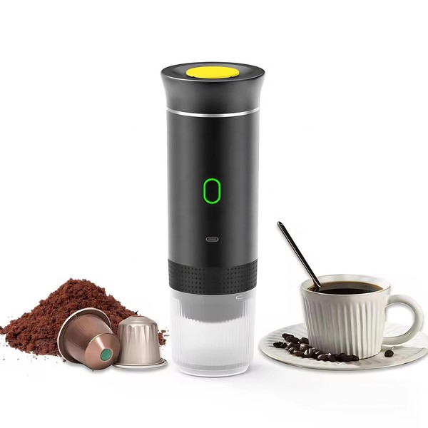 Wisoqu Portable Electric Espresso Machine, 3 in 1 Travel Coffee