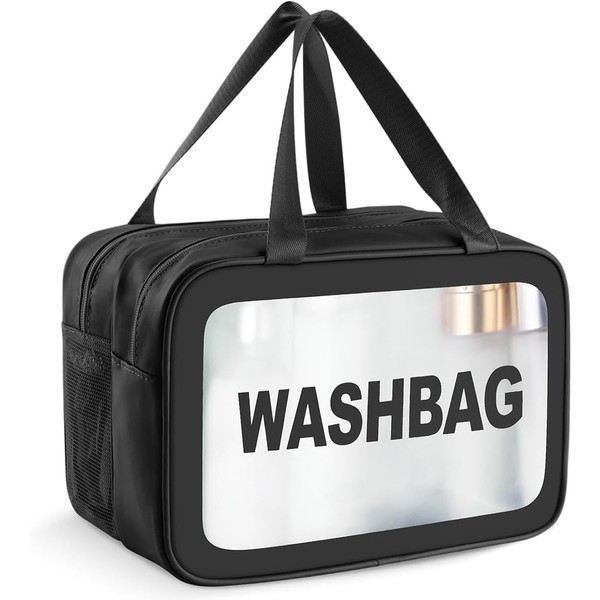 KEWUF Cosmetic Bag, Toiletry Bag Women, Toiletry Bag Men, Dry