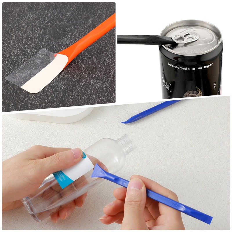 9 Pieces Plastic Scraper, Non-Scratch Carbon Fiber Scraper Tool Multi-Purpose