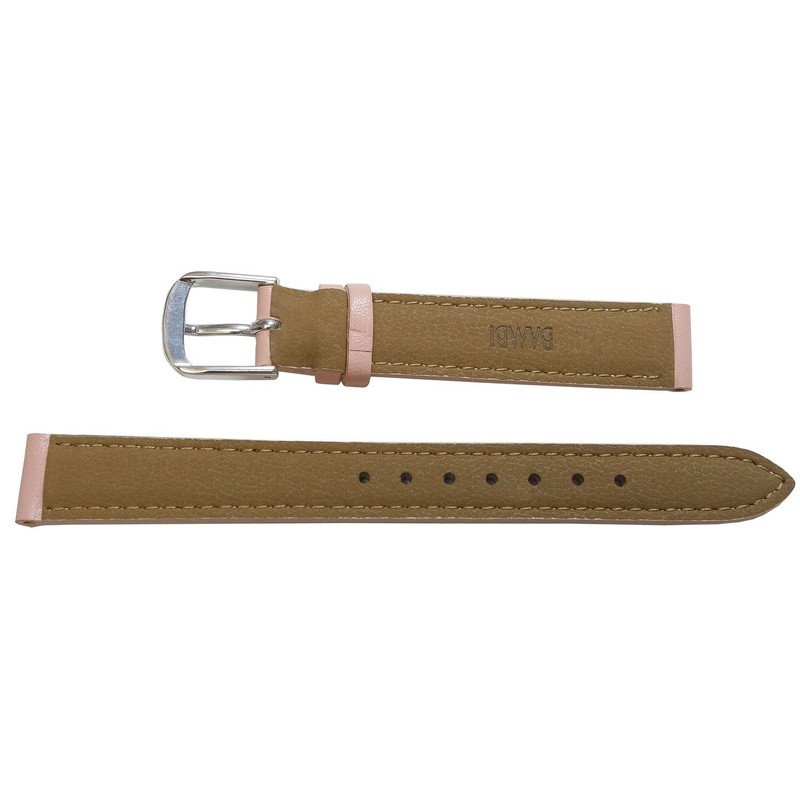BAMBI Bambi Watch Band Genuine Leather Pink 8mm Buckle Silver