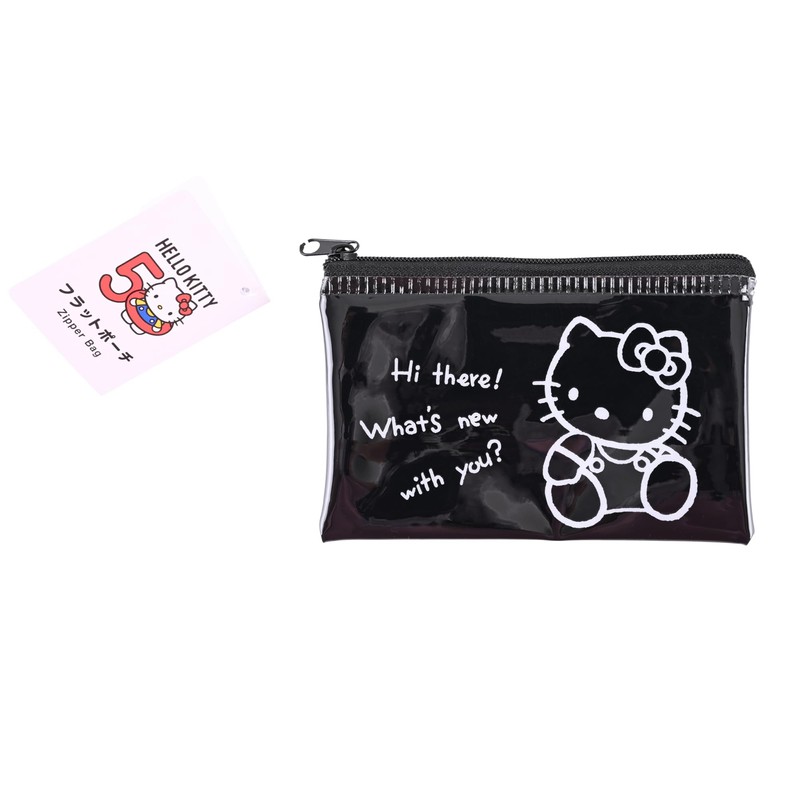 50th Wedding Anniversary Flat Bag, Cute Vinyl Zipper Bag, Card