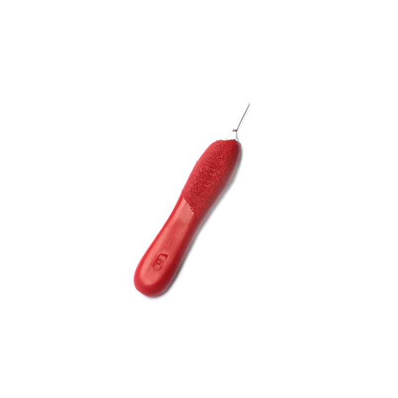 OdontoMed2011 Scalpel Knife Handle #6 RED Plastic Grip Veterinary, Dental