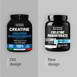 Bandini® Creatine Monohydrate Powder 1kg/1000g | Pure Creatin Micronised |