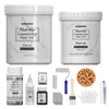 NADAMOO White Marble Countertop Paint Kit for Kitchen Bathroom, Counter