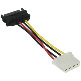 DeLOCK 60115 - Powercable SATA 15pin -> - Molex 4pin ma/fe - Warranty: 1Y