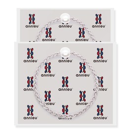 annieu Silk Hair Rubber Set | Hair Accessories/Bracelet/Annue/100% Silk/Pearl [Hairdresser Designed] (Silk Gray Set)