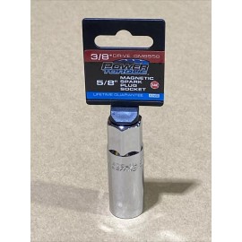Power Torque 3/8" Drive Magnetic Spark Plug Socket 5/8" GM8558 New
