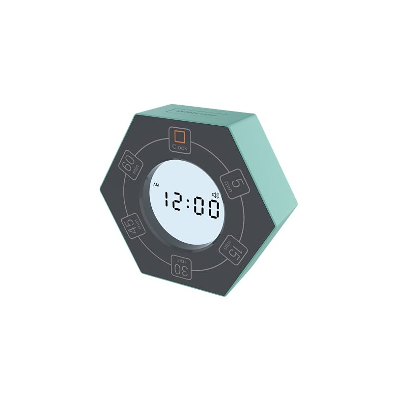Home & Office Timer with Clock, 5,15, 30, 45, 60