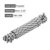 QUARKZMAN Polypropylene Rope Diamond Mesh Nylon Rope 3/8 Inch 50