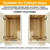 QUYUWU 2-Tier Kitchen Cabinet Pull Out Shelf and Drawer Organizer