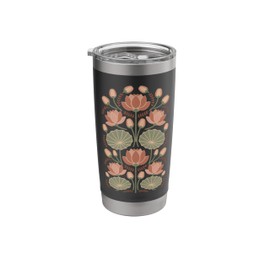 Vintage Wildflower Boho Floral Graphic for Nature Lovers Stainless Steel Insulated Tumbler