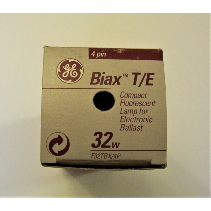 GE BIAX T/E 32 WATT CFL BULB F32TBX/4P