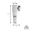 Mini Picture Hooks for Picture Rails Gallery Rails Load Capacity