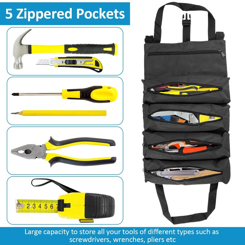 Tool Roll Bag, Tool Bag Small, Tool Bag Empty, Tool