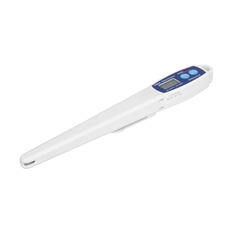 Hygiplas 19249 Digital Water Resistant Thermometer Temperature Measurement, White, 15(W)