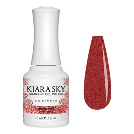 KIARA SKY Gel Polish | Soak-Off All In One 0.5 fl oz | G5027 Bachelored (Wine Red Shimmer Shade)