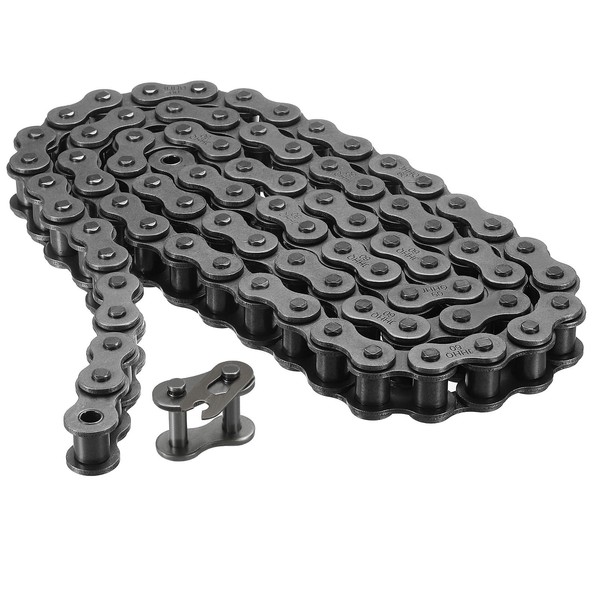 uxcell #60/12A-1 Roller Chain 5 Feet 3/4" Pitch Carbon Steel