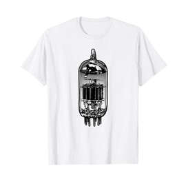 Vacuum Tube Design Vintage Analog Valve Amplifier, Guitar T-Shirt
