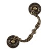 8PCS Vintage Drop Bail Dresser Drawer Pull Antique Bronze Cabinet