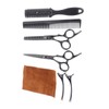 8pcs Haircut Scissors Comb Clip Bangs Thinning Combs Stainless Steel