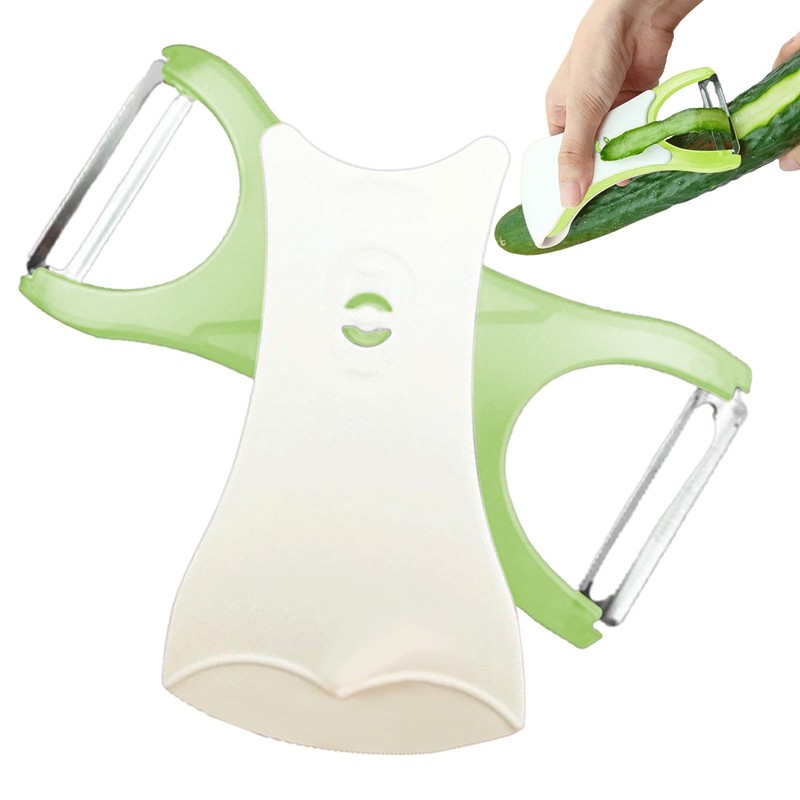 2 in 1 Peeler - Double Ended Rotating Shaft Potato