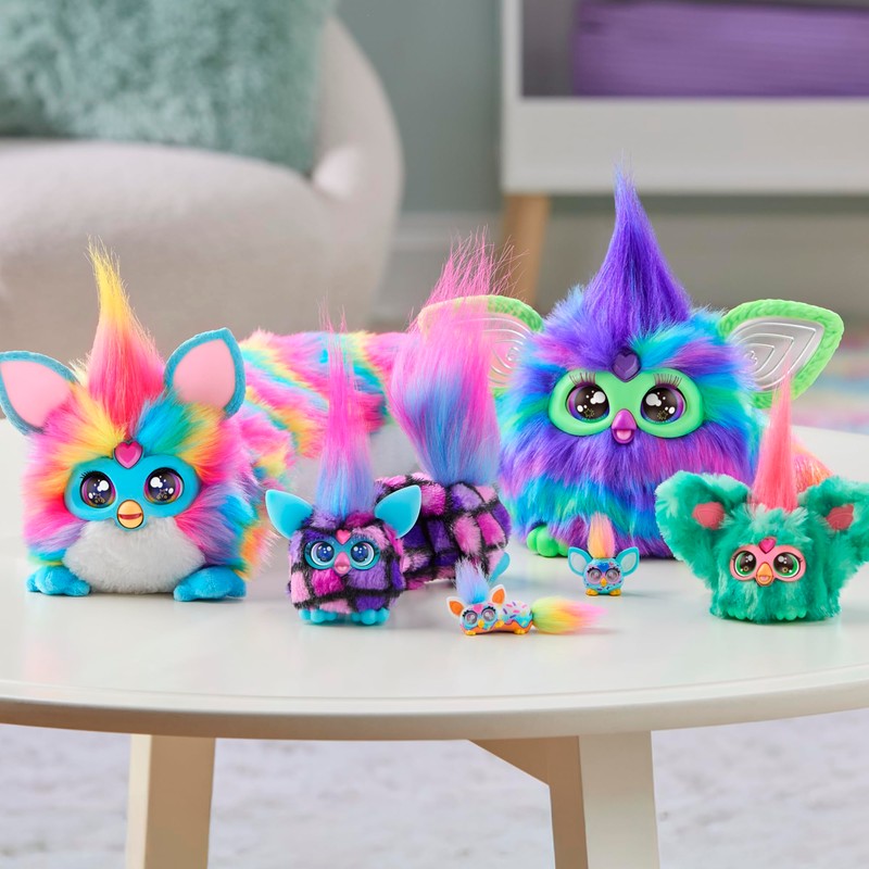 Furby DJ Furblets Can-Dee-Swirl Plush Toy
