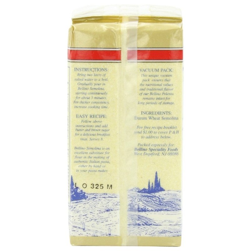 Bellino Semolina, 17.6 Ounce Packages (Pack of 12)