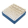Niupika 100pcs Wool Felt Polishing Wheel Mounted Cone Polishing Grinding