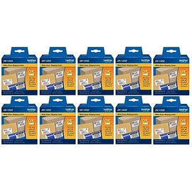 Brother Genuine DK-1202 10-Pack Die-Cut White Paper Shipping Labels for QL Printers, 2.4" x 3.9" (62mm x 100mm) Individual Label Size, 3,000 Total Labels