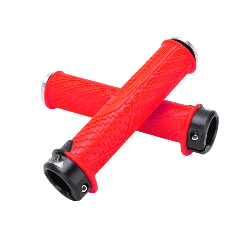 2pcs/set Bike Handlebar Grip Anti Slip Texture Durable Bicycle Handlebar