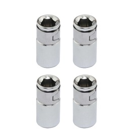 YHXiXi 4pcs Square Driver to 1/4Inch Hex Socket Bit Converter Screwdriver Bit Adapter Shallow Socket Screwdriver Bit Step Drill Chamfer Converter