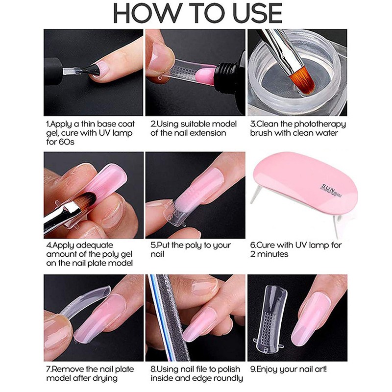 Nail Gel Kit Gel Builder Nail Kit with Nail Extension