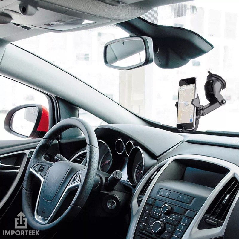 Importeek Soporte Base Celular Auto Carro 360 Holder Tablero Ventosa