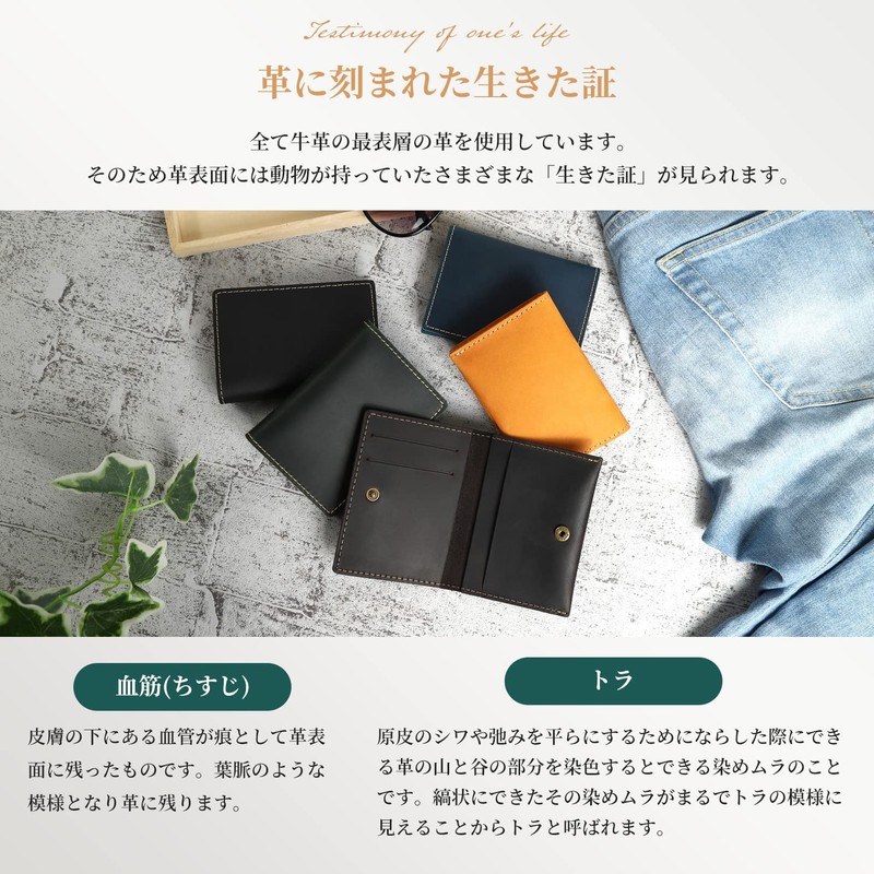 Kameto Bag Manufacturing Men's Credit Card Case, Genuine Leather, Card