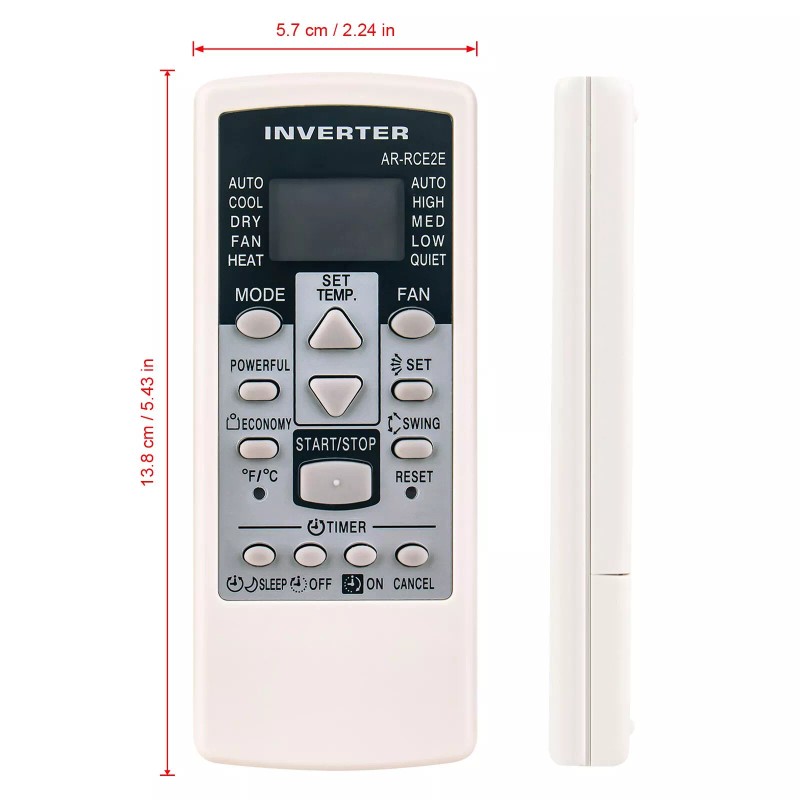 For Fujitsu AR-RCE2E Replace Remote for Fujitsu Air Conditioner ASU9RL2