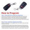 433MHZ Cloning Remote Control Keychain,Universal Garage Door Opener Remote Garage